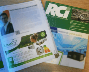 Publicité sur magazine RCI